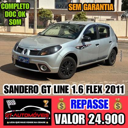 RENAULT SANDERO 1.6 GT LINE LIMITED FLEX 4P MANUAL RENAULT SANDERO 1.6 GT LINE LIMITED FLEX 4P MANUAL